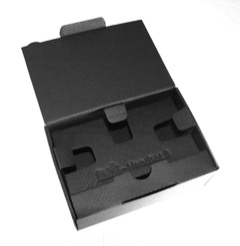 Black Textured one piece carton - Handset size 2