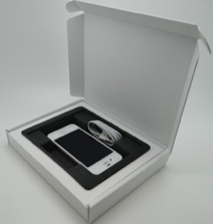 Smartphone Box: White Slimline and Pulp Insert